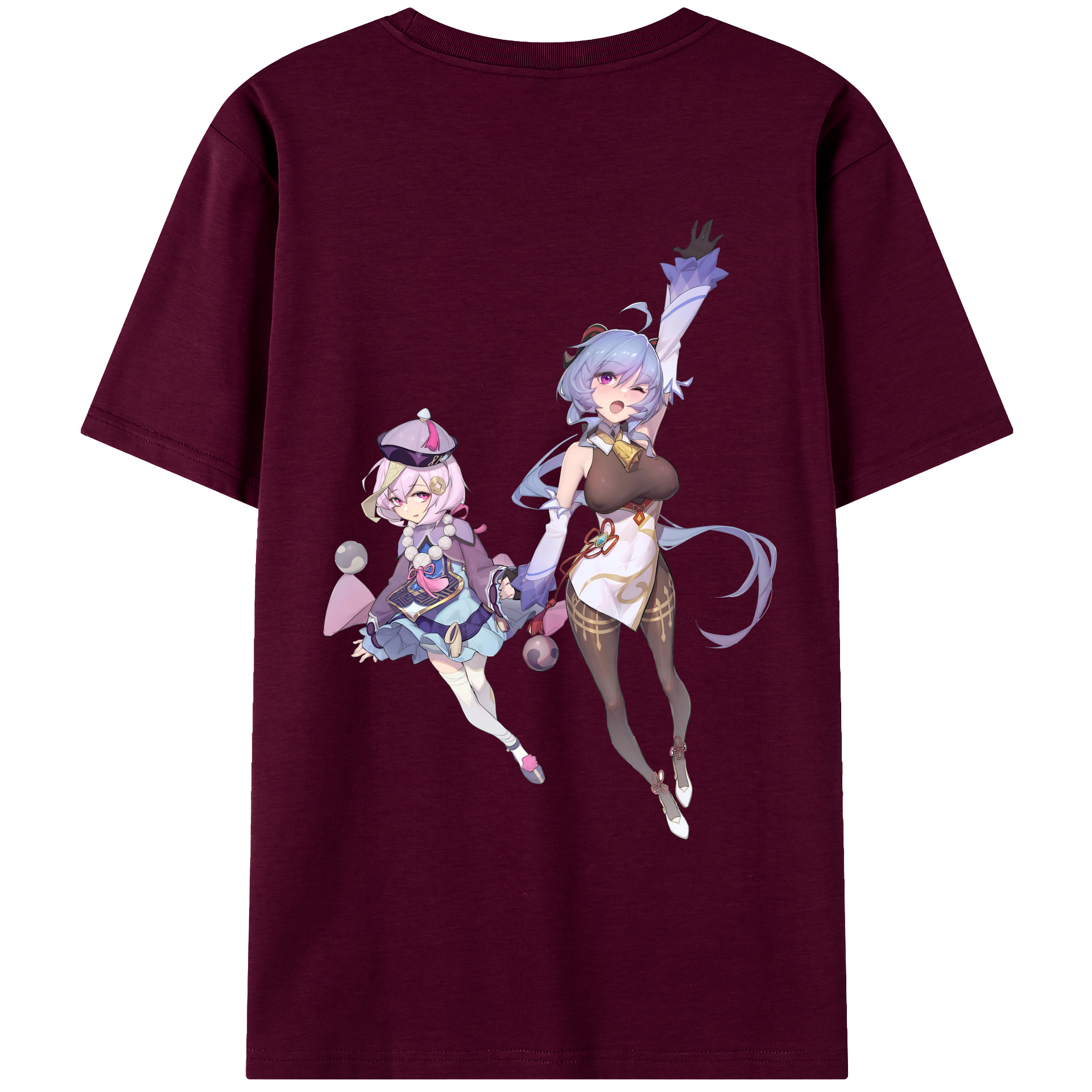げんし神 七七 なな  genshin Nana レディース半袖Tシャツ(バックプリント)